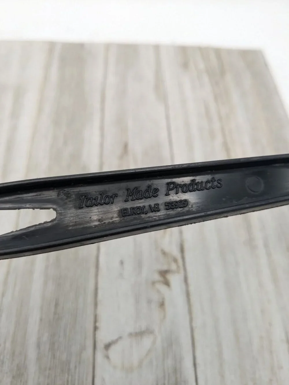 Tailor Made Products Slotted Spoon #3 Black Nylon Plastic 11 1/2